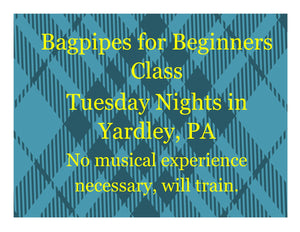 Bagpipes For Beginners Class & Bagpipe Ensemble